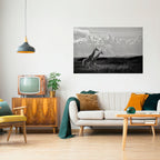 ELEGANT HEIGHTS UNVEILED Selbstklebendes Horizontal-Poster