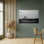 ELEGANT HEIGHTS UNVEILED Selbstklebendes Horizontal-Poster