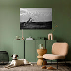 ELEGANT HEIGHTS UNVEILED Selbstklebendes Horizontal-Poster