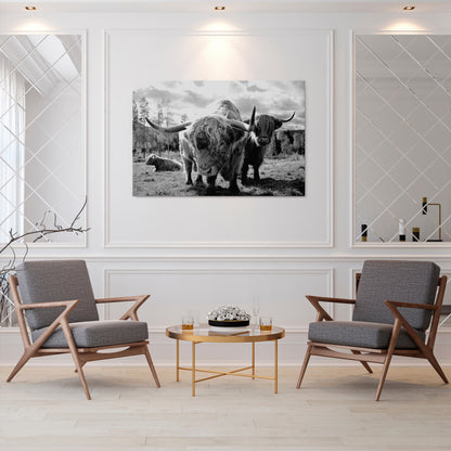 STILLNESS OF OLD SOULS Horizontal Canvas Print
