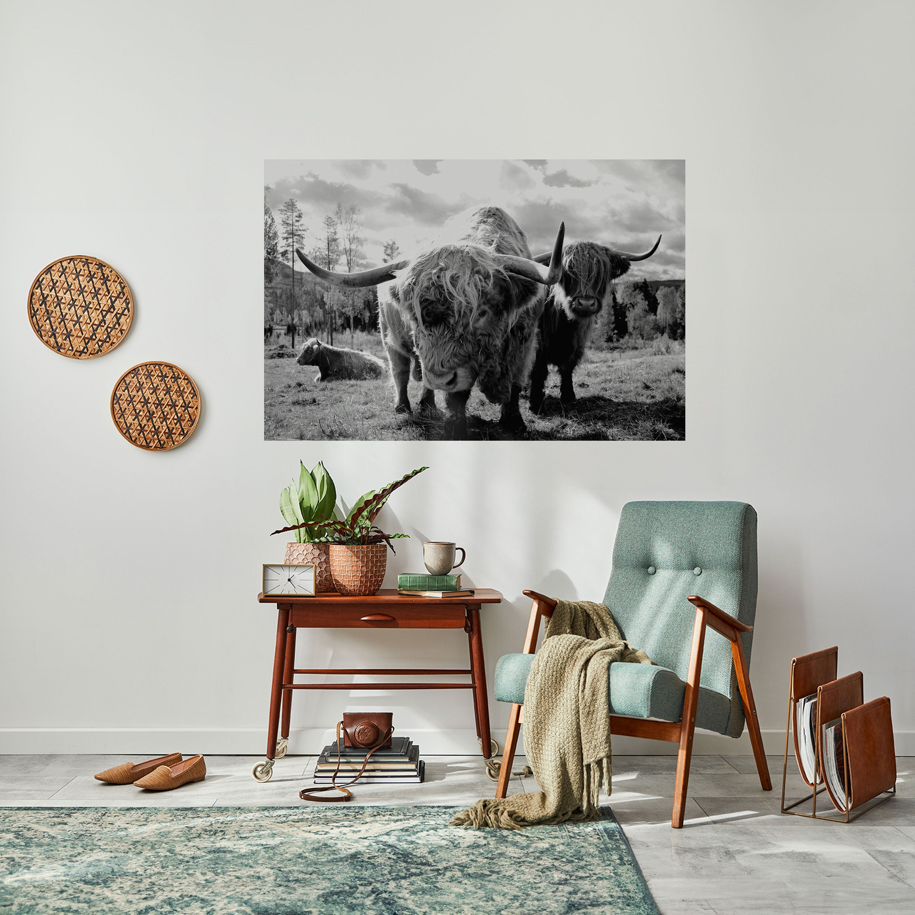 Stille alter Seelen, horizontales Poster zum Abziehen und Aufkleben