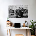 STILLNESS OF OLD SOULS Selbstklebendes Horizontal-Poster