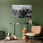 STILLNESS OF OLD SOULS Selbstklebendes Horizontal-Poster