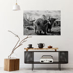 STILLNESS OF OLD SOULS Selbstklebendes Horizontal-Poster