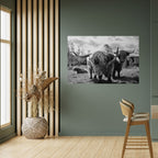 STILLNESS OF OLD SOULS Selbstklebendes Horizontal-Poster