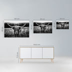 HORNED HERO IN FOCUS Selbstklebendes Horizontal-Poster