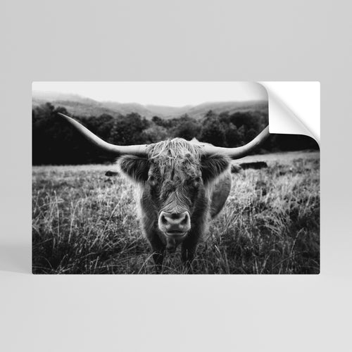 HORNED HERO IN FOCUS Selbstklebendes Horizontal-Poster