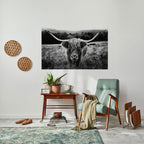 HORNED HERO IN FOCUS Selbstklebendes Horizontal-Poster