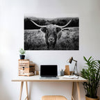 HORNED HERO IN FOCUS Selbstklebendes Horizontal-Poster