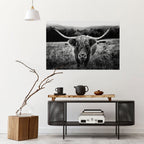 HORNED HERO IN FOCUS Selbstklebendes Horizontal-Poster