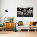 HORNED HERO IN FOCUS Selbstklebendes Horizontal-Poster