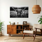 HORNED HERO IN FOCUS Selbstklebendes Horizontal-Poster