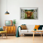 FIELDS OF FOCUS Peel and Stick Horizontal Poster