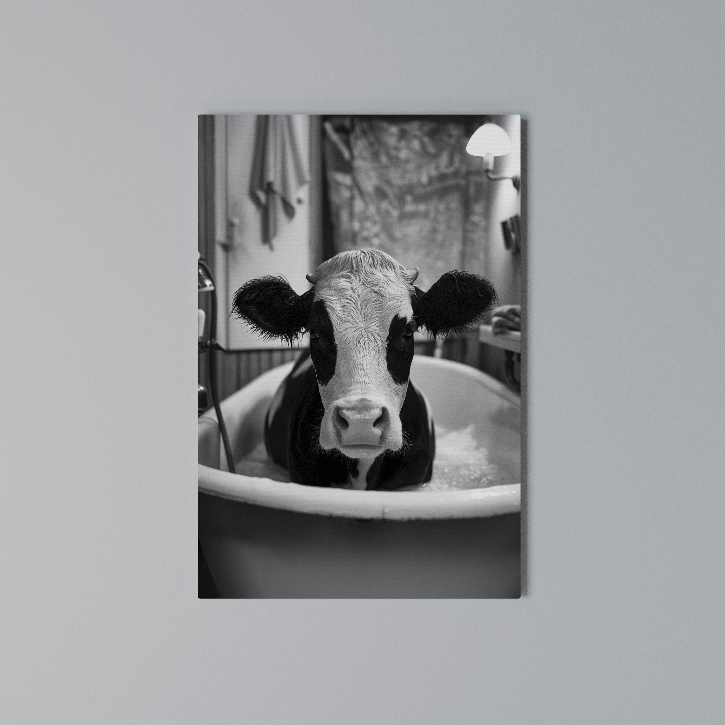 MONOCHROME MOOOD Vertical Canvas Print