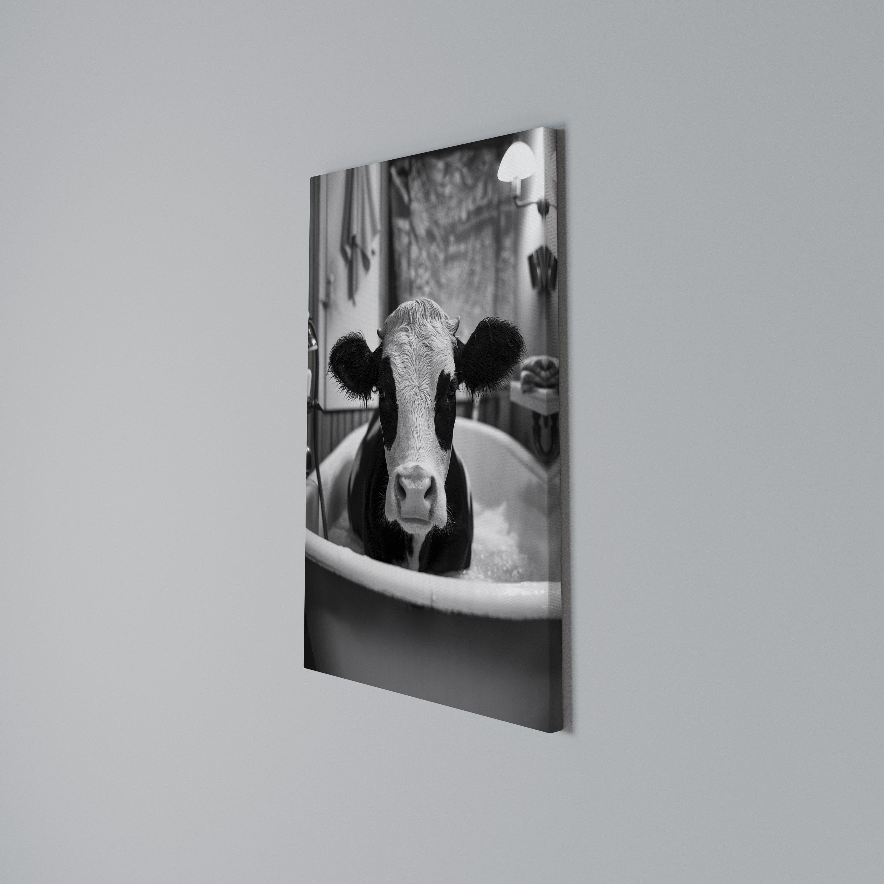 MONOCHROME MOOOD Vertical Canvas Print