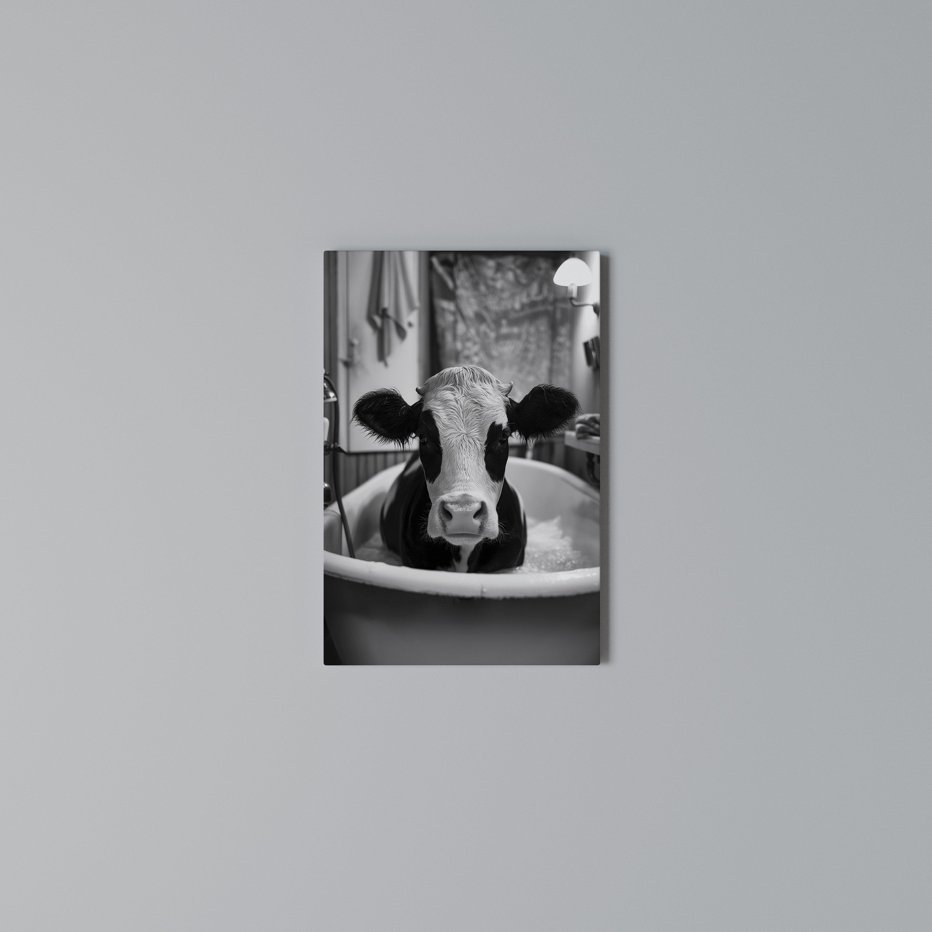 MONOCHROME MOOOD Vertical Canvas Print