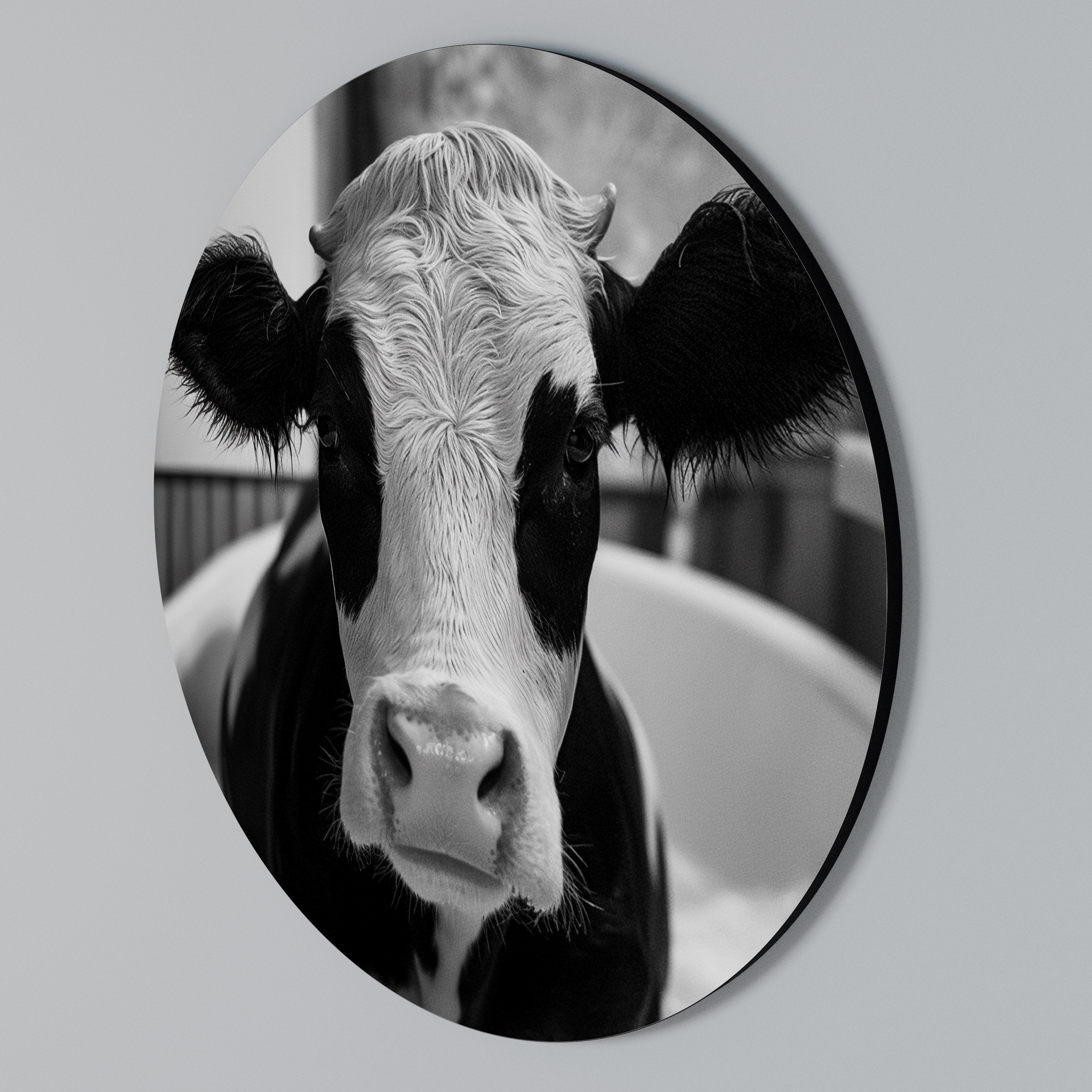 MONOCHROME MOOOD Rundes Wandbild