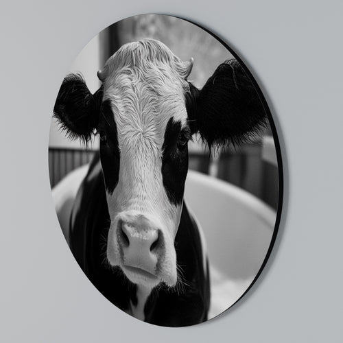 MONOCHROME MOOOD Rundes Wandbild