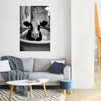 MONOCHROME MOOOD Peel and Stick Vertical Poster