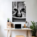 MONOCHROME MOOOD Peel and Stick Vertical Poster