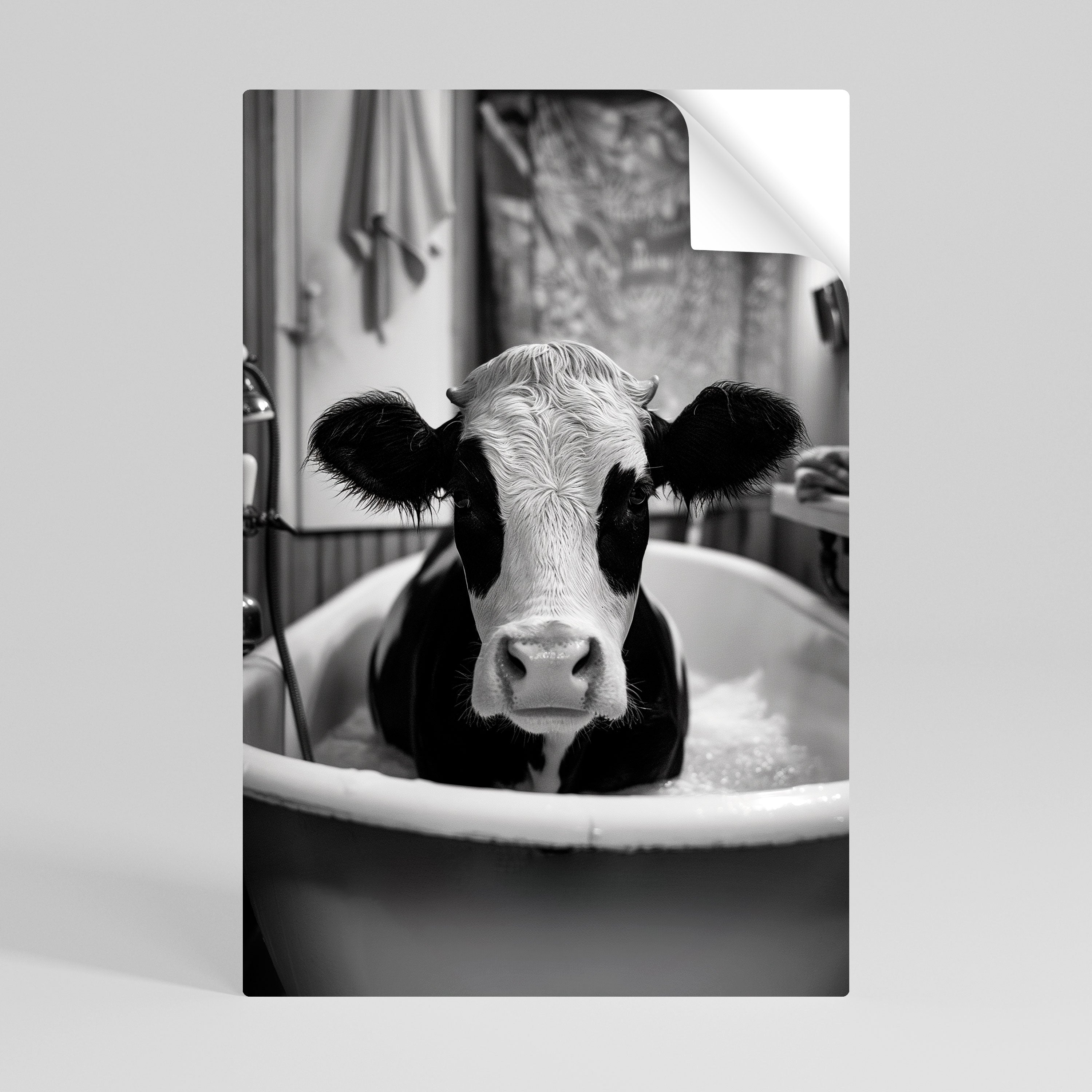 MONOCHROME MOOOD Vertikales Poster zum Abziehen und Aufkleben