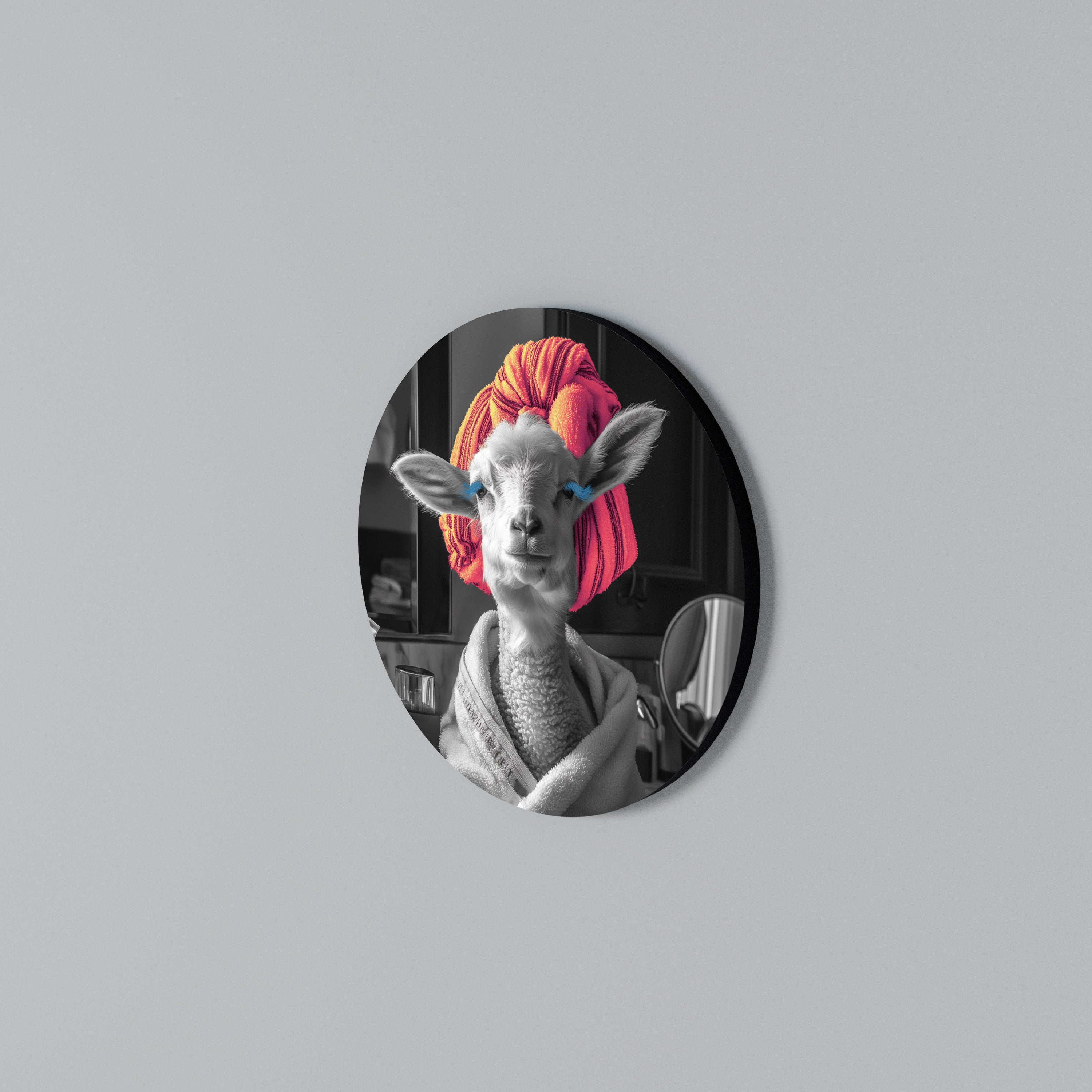 COUTURE CUDDLE Rundes Wandbild