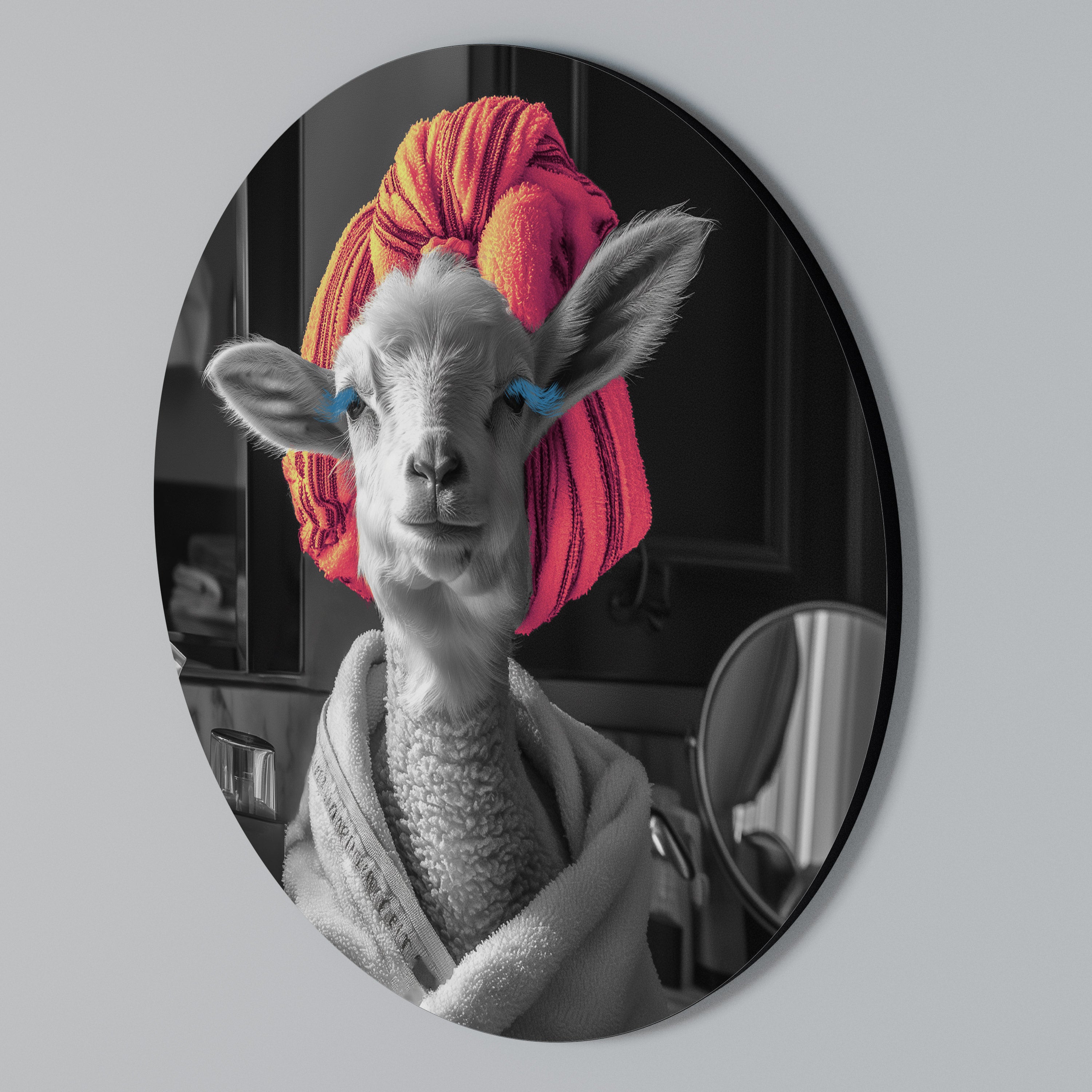 COUTURE CUDDLE Rundes Wandbild