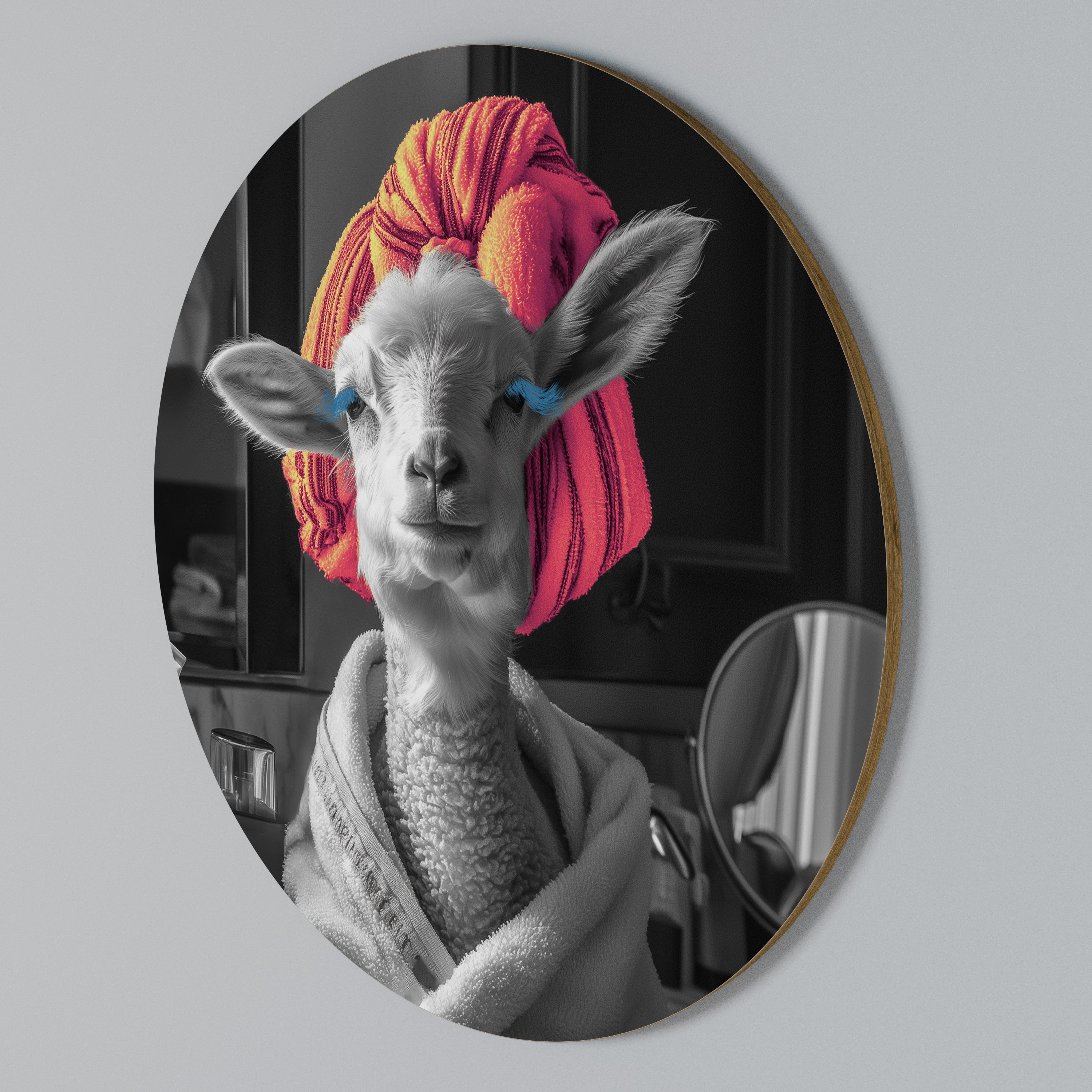 COUTURE CUDDLE Rundes Wandbild