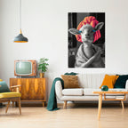 COUTURE CUDDLE Peel and Stick Vertical Poster