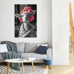 COUTURE CUDDLE Peel and Stick Vertical Poster