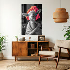 COUTURE CUDDLE Peel and Stick Vertical Poster