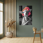 COUTURE CUDDLE Peel and Stick Vertical Poster