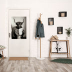 MOO-DY NEWS BREAK Selbstklebendes Poster - Hochformat