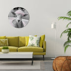 PINK CLOUD BATH TIME Runde Wanddekoration Ø 69 cm