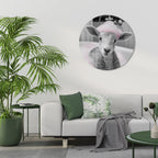 PINK CLOUD BATH TIME Runde Wanddekoration Ø 69 cm