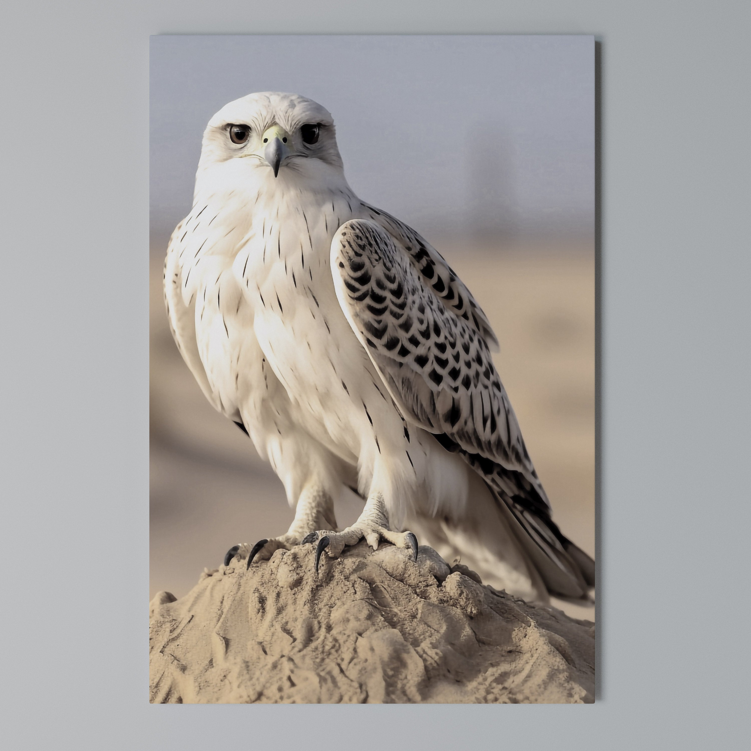 SILENT WINGS OF POWER Vertical Canvas Print