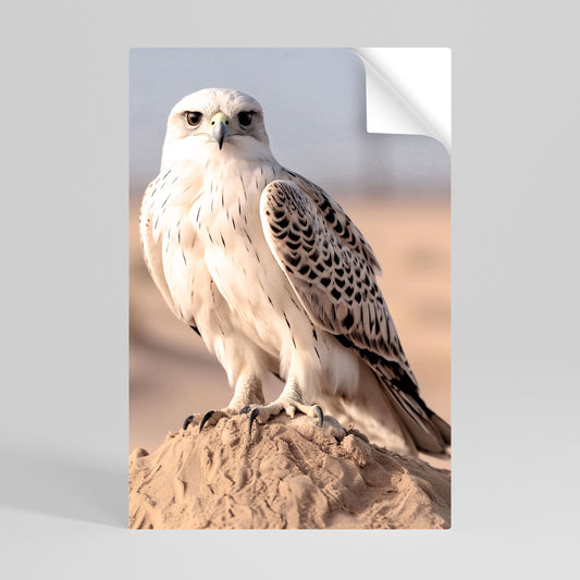 SILENT WINGS OF POWER Selbstklebendes Poster - Hochformat