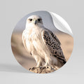 SILENT WINGS OF POWER Runder Wandsticker zum Abziehen und Aufkleben