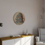 GORILLA GROOVE Runde Wanddekoration Ø 69 cm