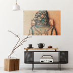 GORILLA GROOVE Selbstklebendes Horizontal-Poster