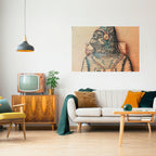 GORILLA GROOVE Selbstklebendes Horizontal-Poster