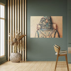 GORILLA GROOVE Selbstklebendes Horizontal-Poster