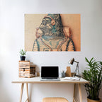 GORILLA GROOVE Selbstklebendes Horizontal-Poster