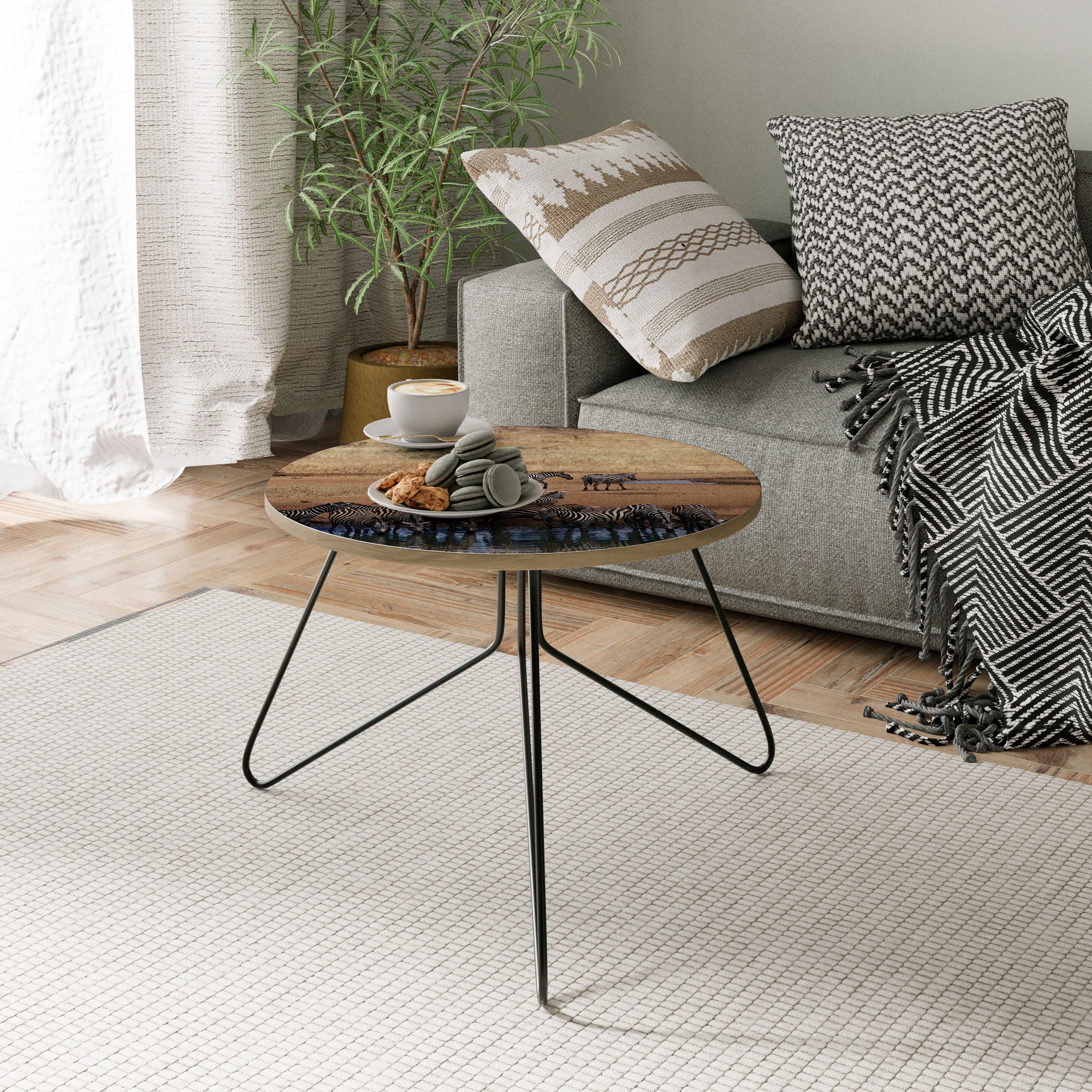 DER ZEBRA HARMONY Couchtisch 60