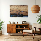 THE ZEBRA HARMONY Selbstklebendes Horizontal-Poster