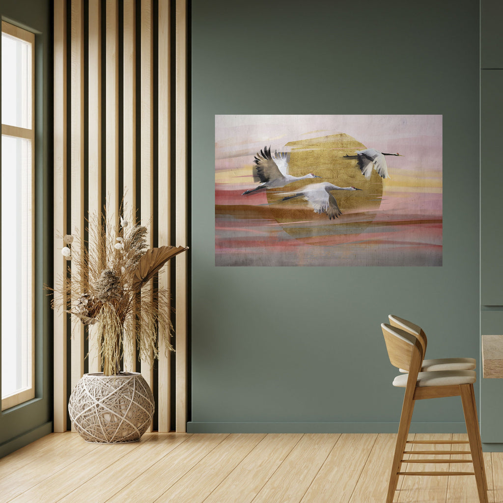 Elegantes horizontales Poster „Flight Symphony“ zum Abziehen und Aufkleben