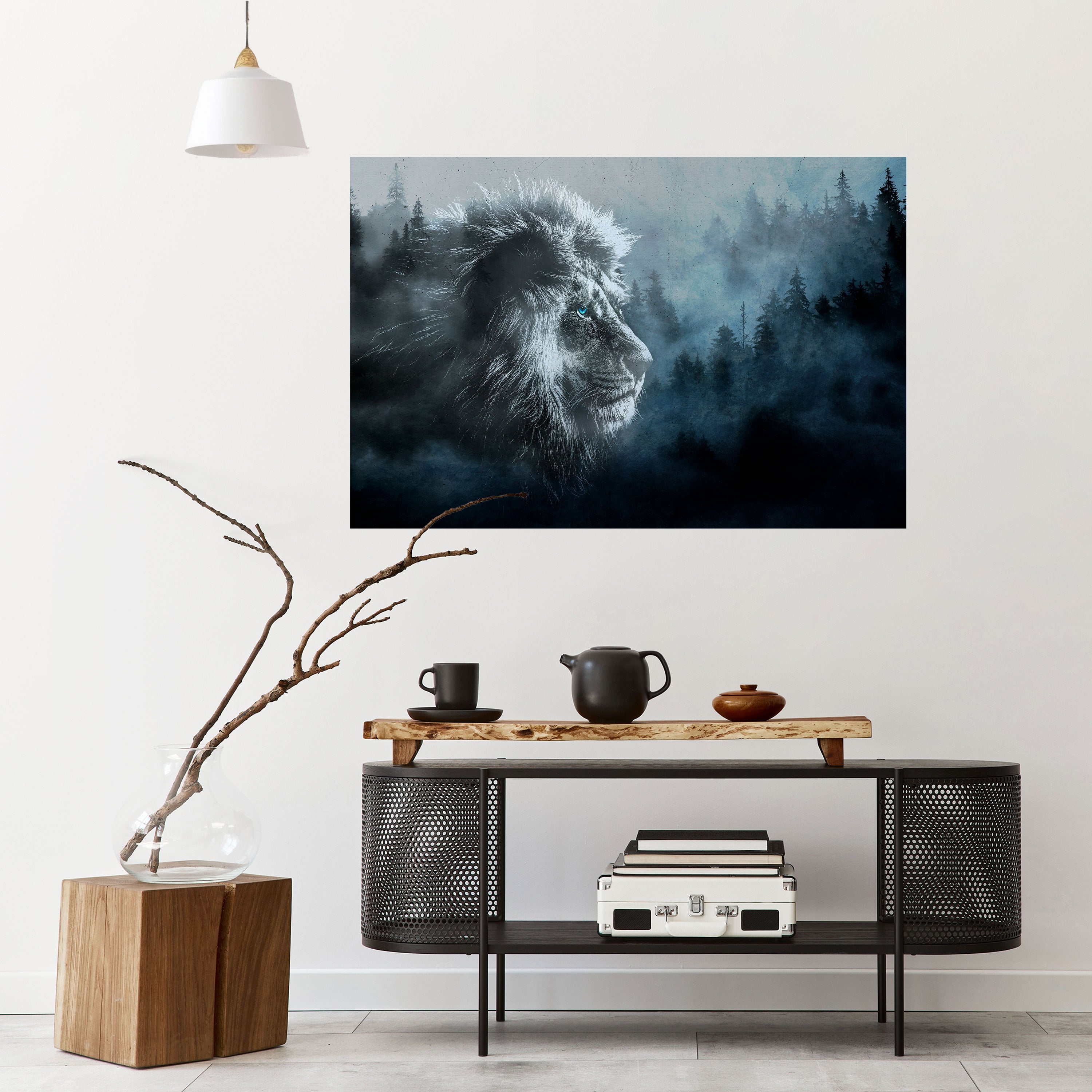 FROSTED ROYALTY Horizontales Poster zum Abziehen und Aufkleben
