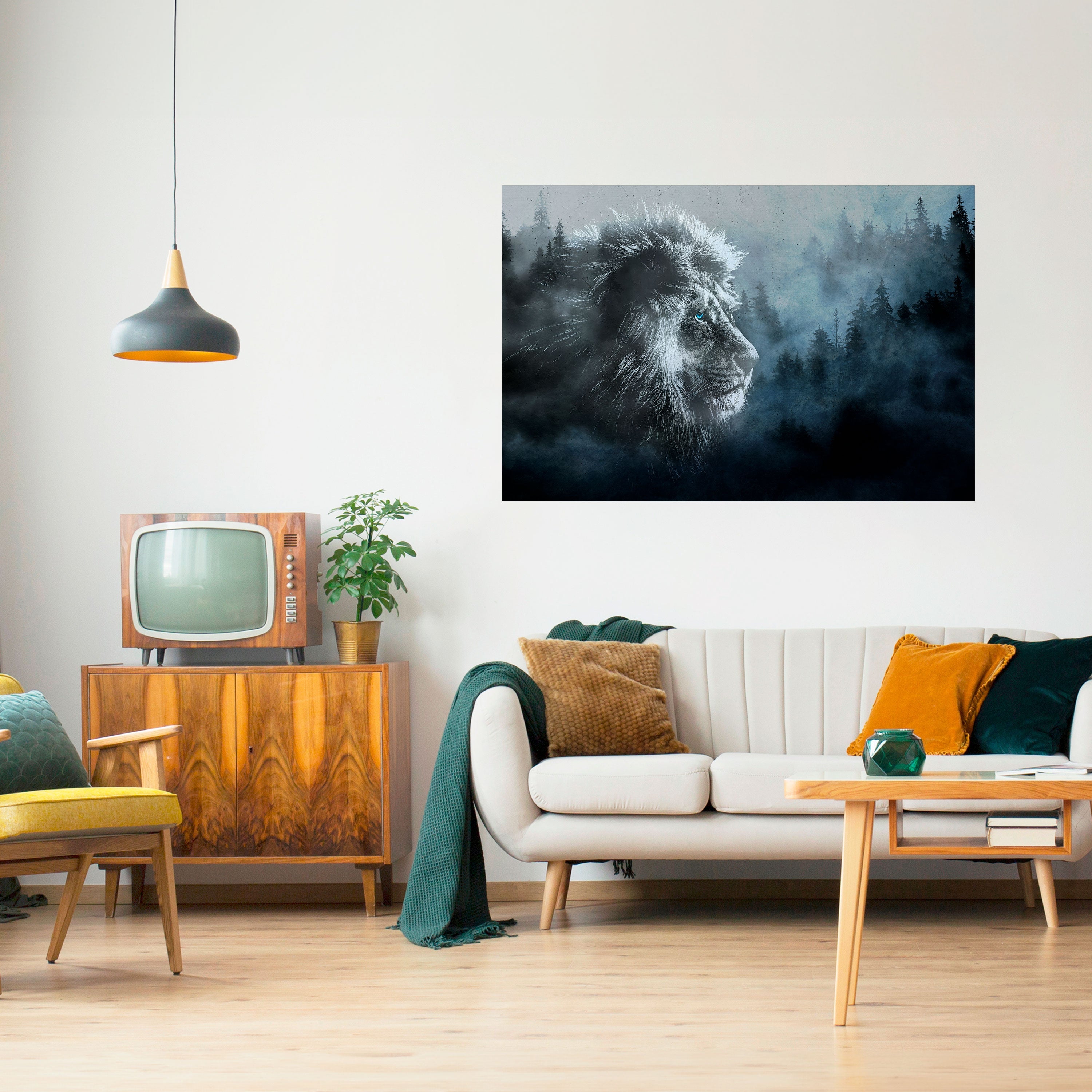 FROSTED ROYALTY Horizontales Poster zum Abziehen und Aufkleben