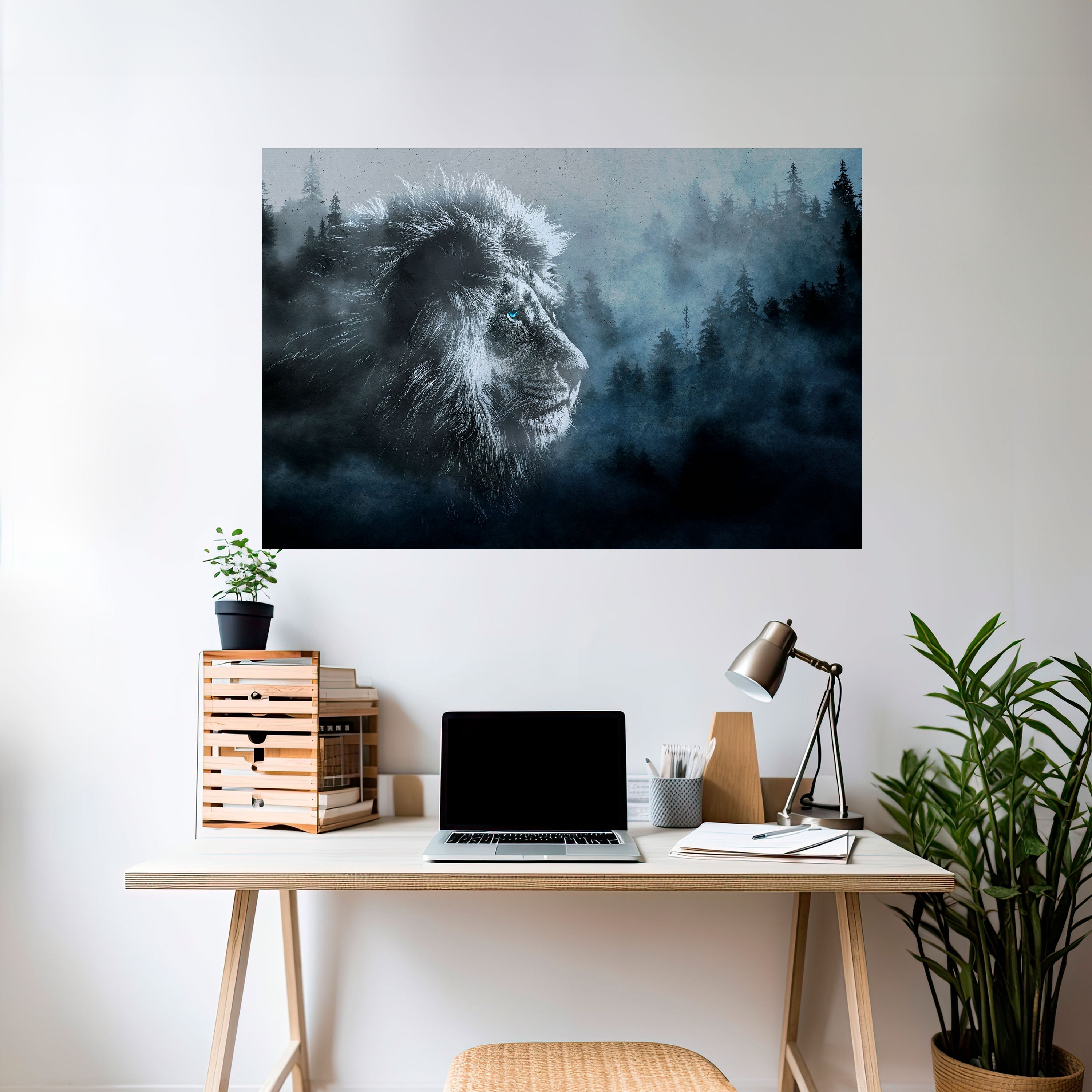 FROSTED ROYALTY Horizontales Poster zum Abziehen und Aufkleben