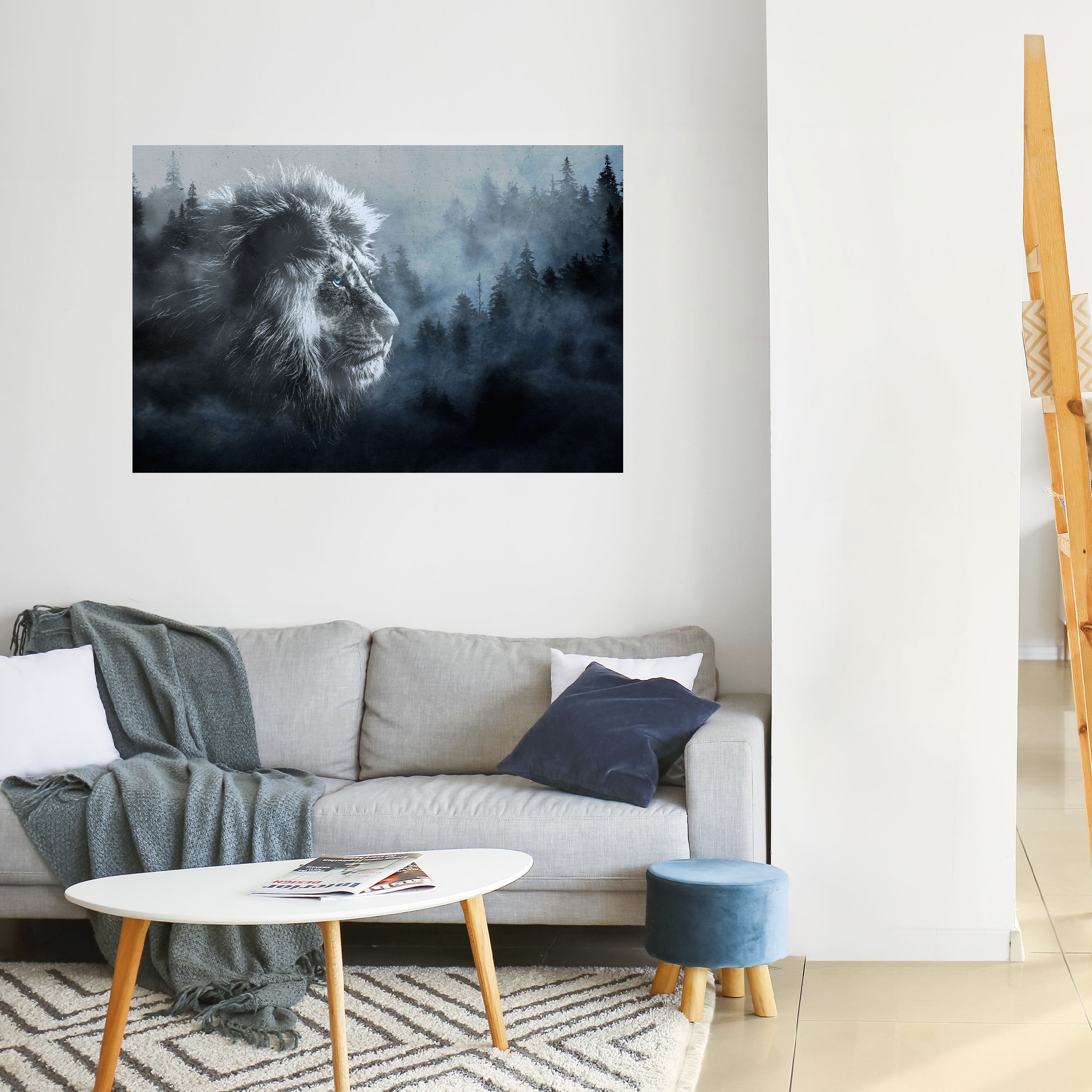 FROSTED ROYALTY Horizontales Poster zum Abziehen und Aufkleben